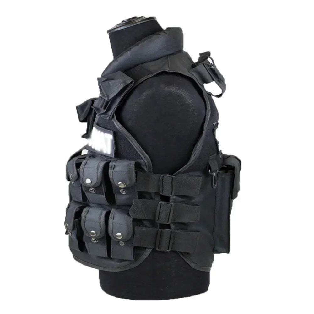 SWAT Multi Pockets Tactical Vest for Outdoor Training and Paintball