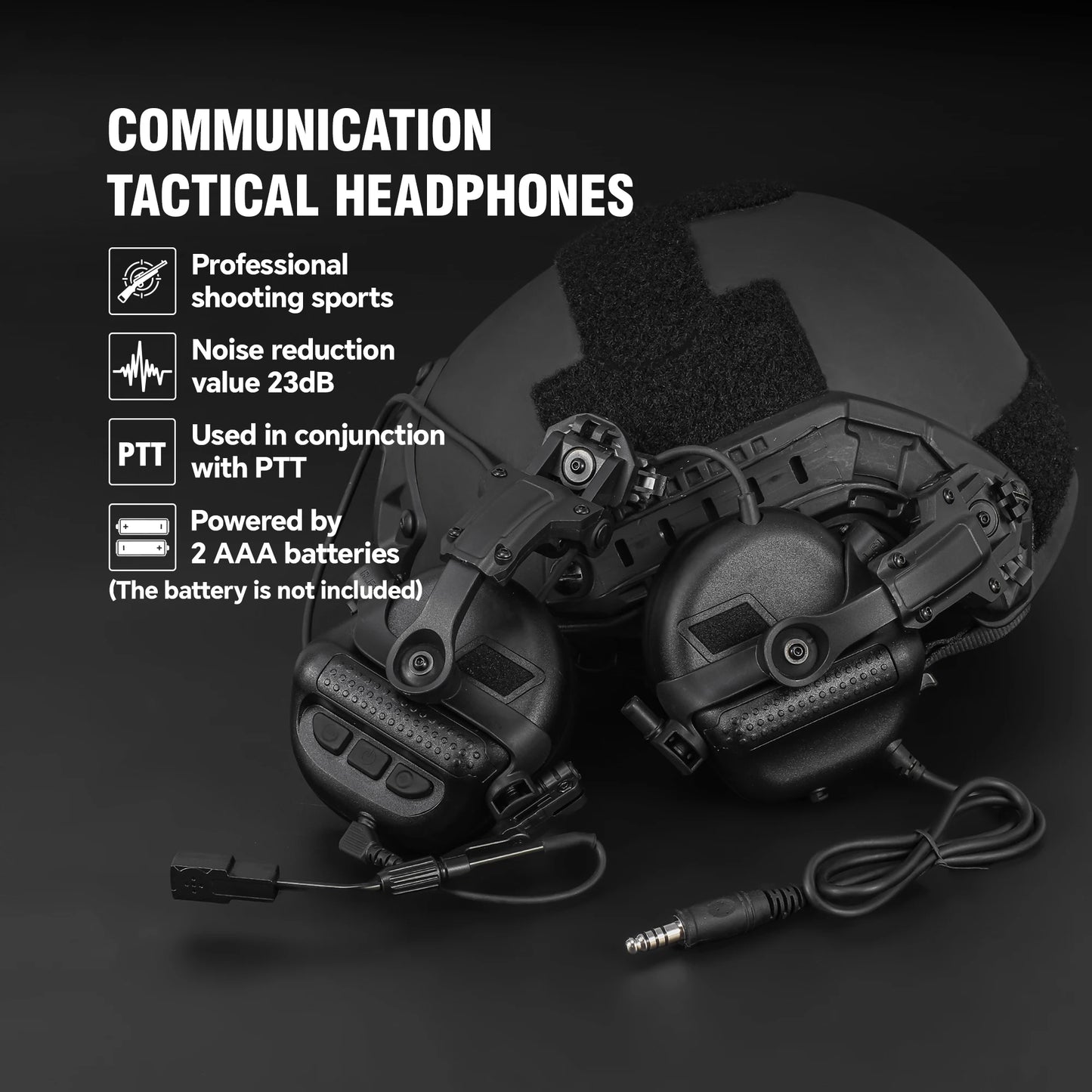 ARM NEX Army Shooting Earmuffs Tactical Headset Active Noise Reduction