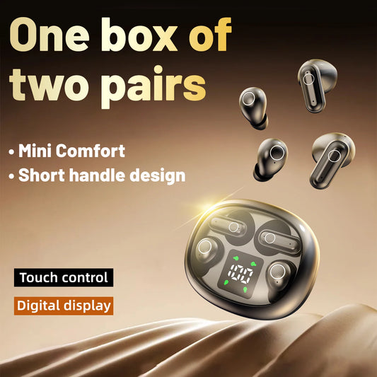 SHUKE Mini Sleep Earbuds Wireless Bluetooth Earphones With ANC
