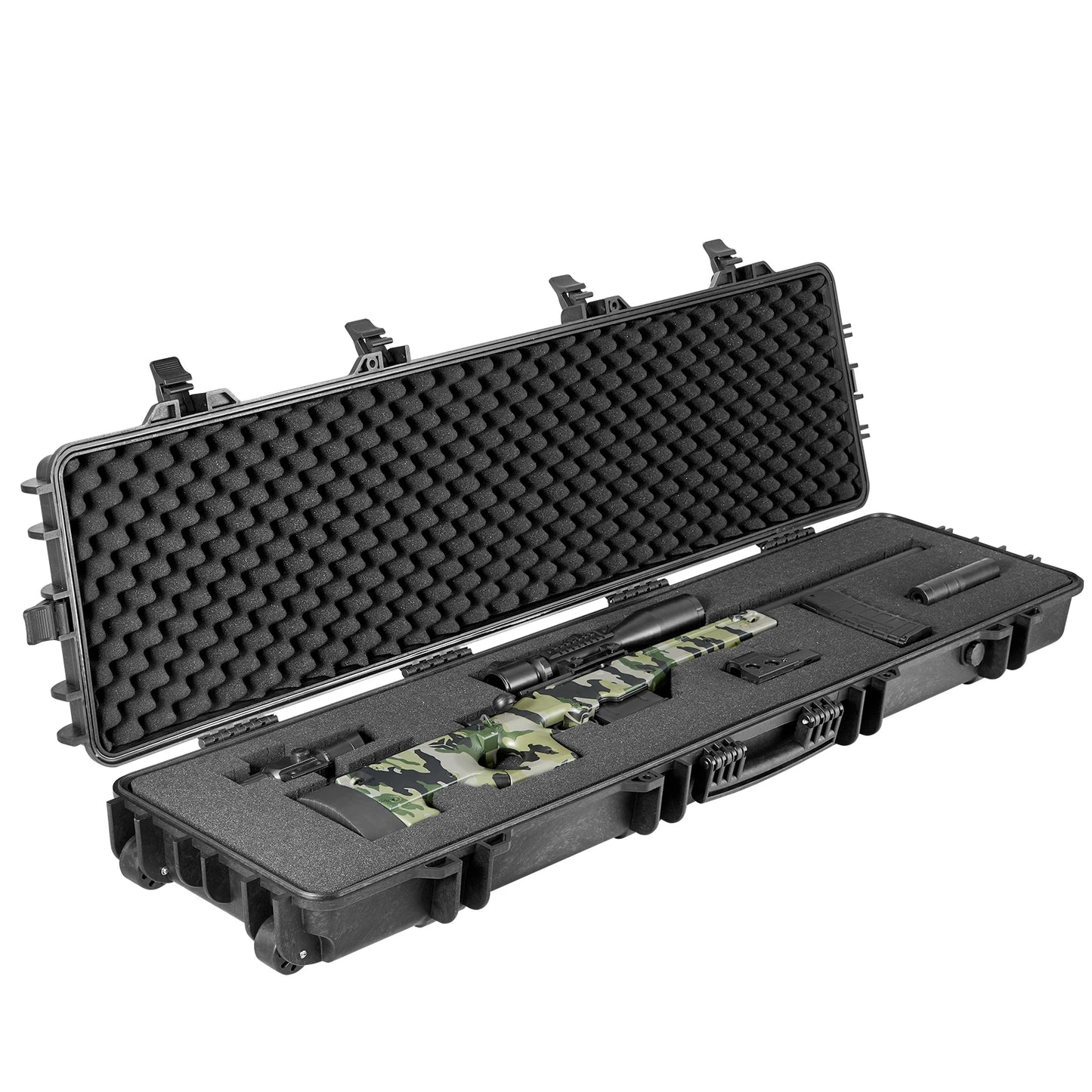Hard Rifle Case Waterproof Shockproof Portable Storage Case