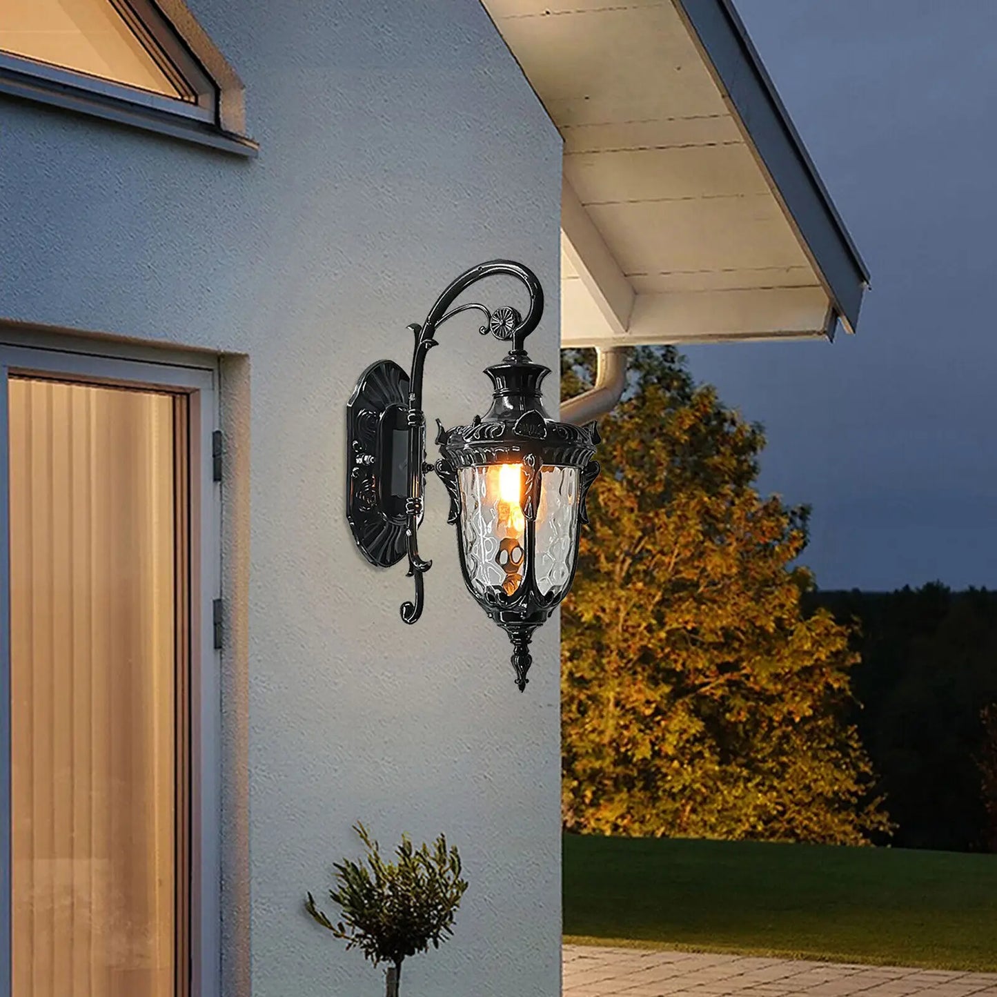 Outdoor Wall Light Fixture Exterior Waterproof Sconce Porch Garden Lamp