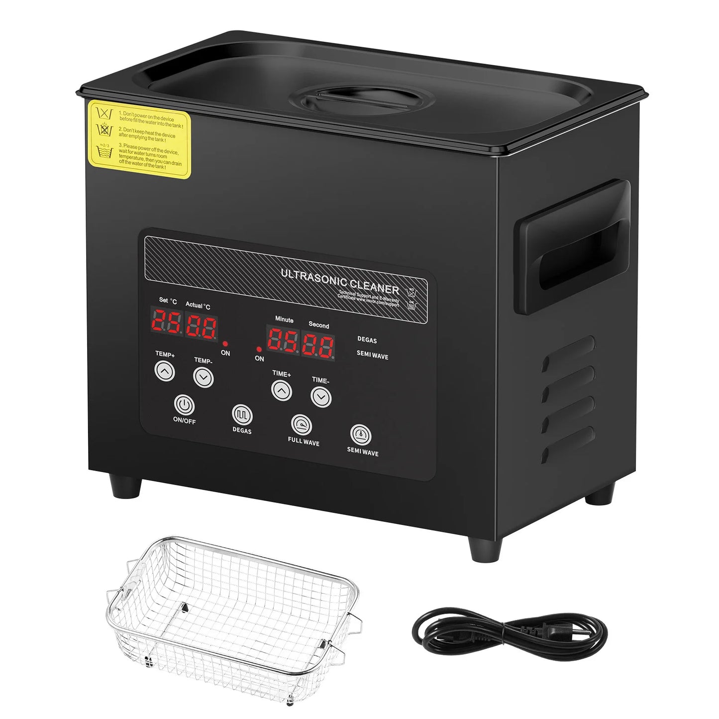 SucceBuy Ultrasonic Cleaner For Dishes With Timer Home Kitchen