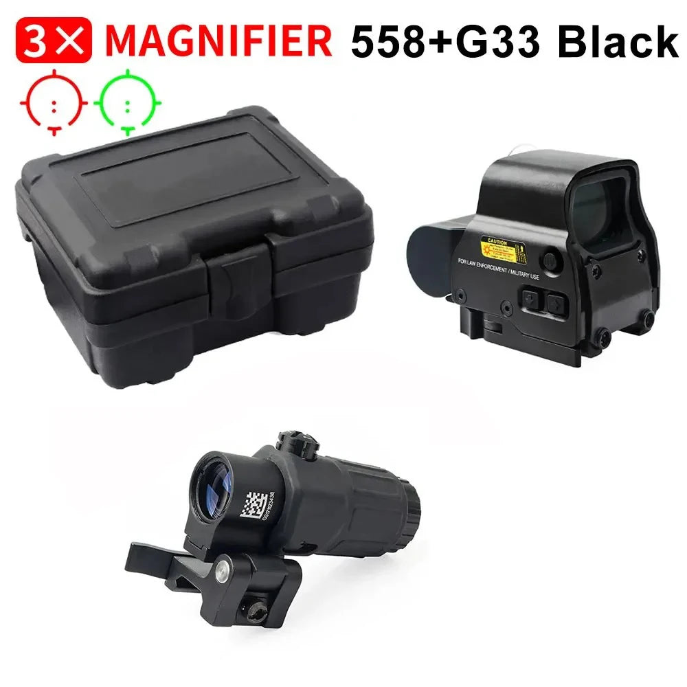 Bestsight 558 Holographic Collimator Rifle Sight With 20mm Rail Mount