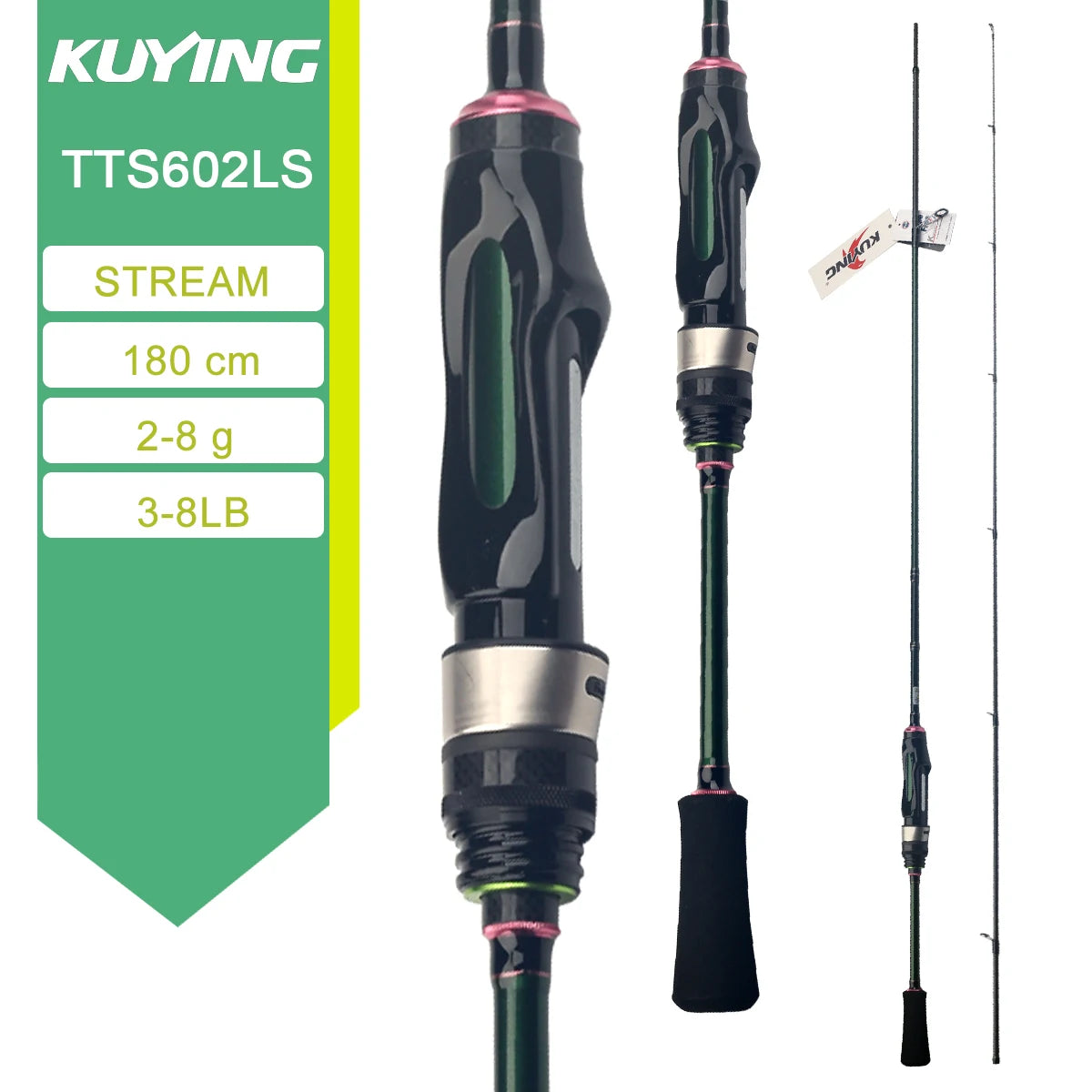 KUYING TETON Spinning Casting Rod BFS Carbon Lure Rod