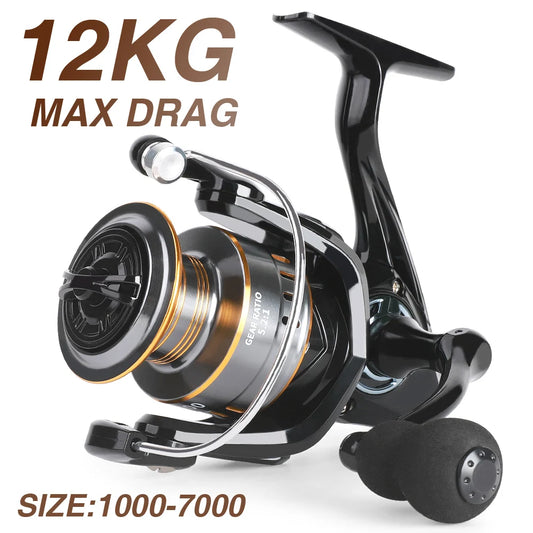 Billings Spinning Reel 12KG Aluminum Spool Gear 5.2 To 1