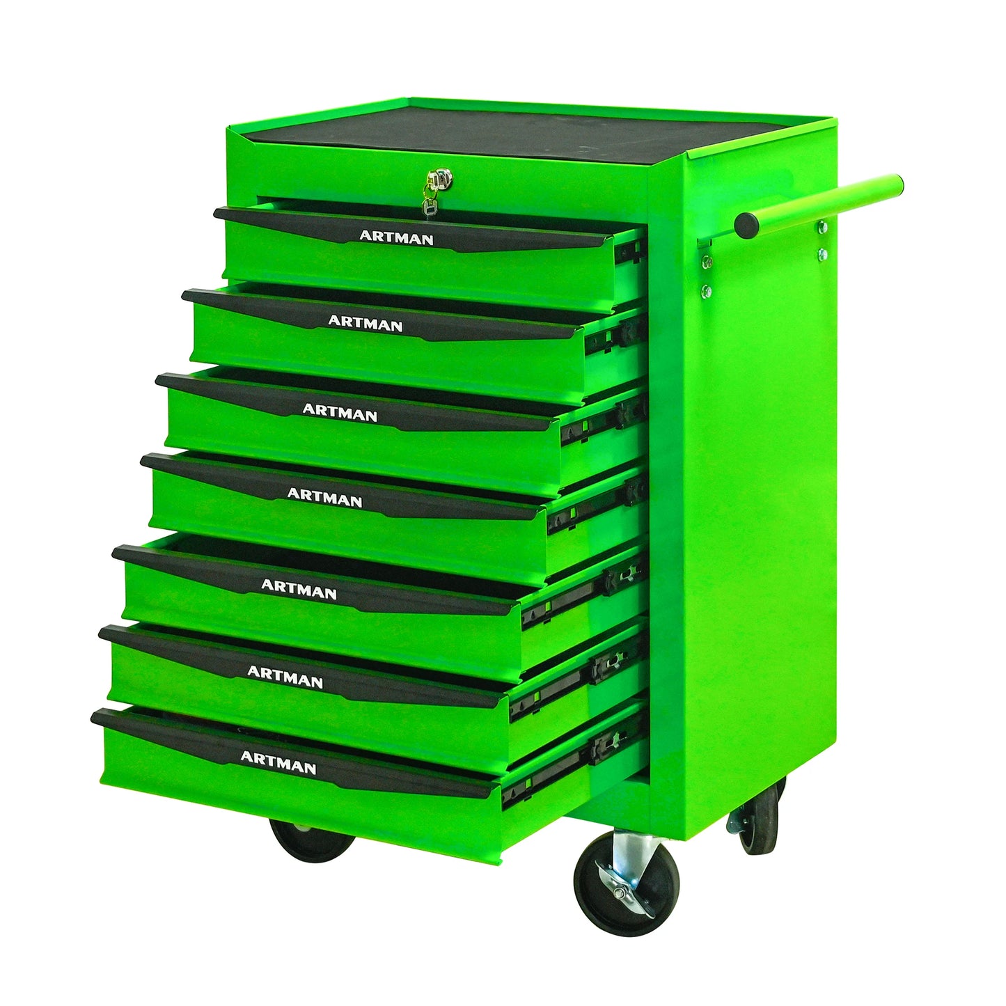 ARTMAN Rolling 7-Drawer Tool Chest Cabinet With Ball Bearing Slides
