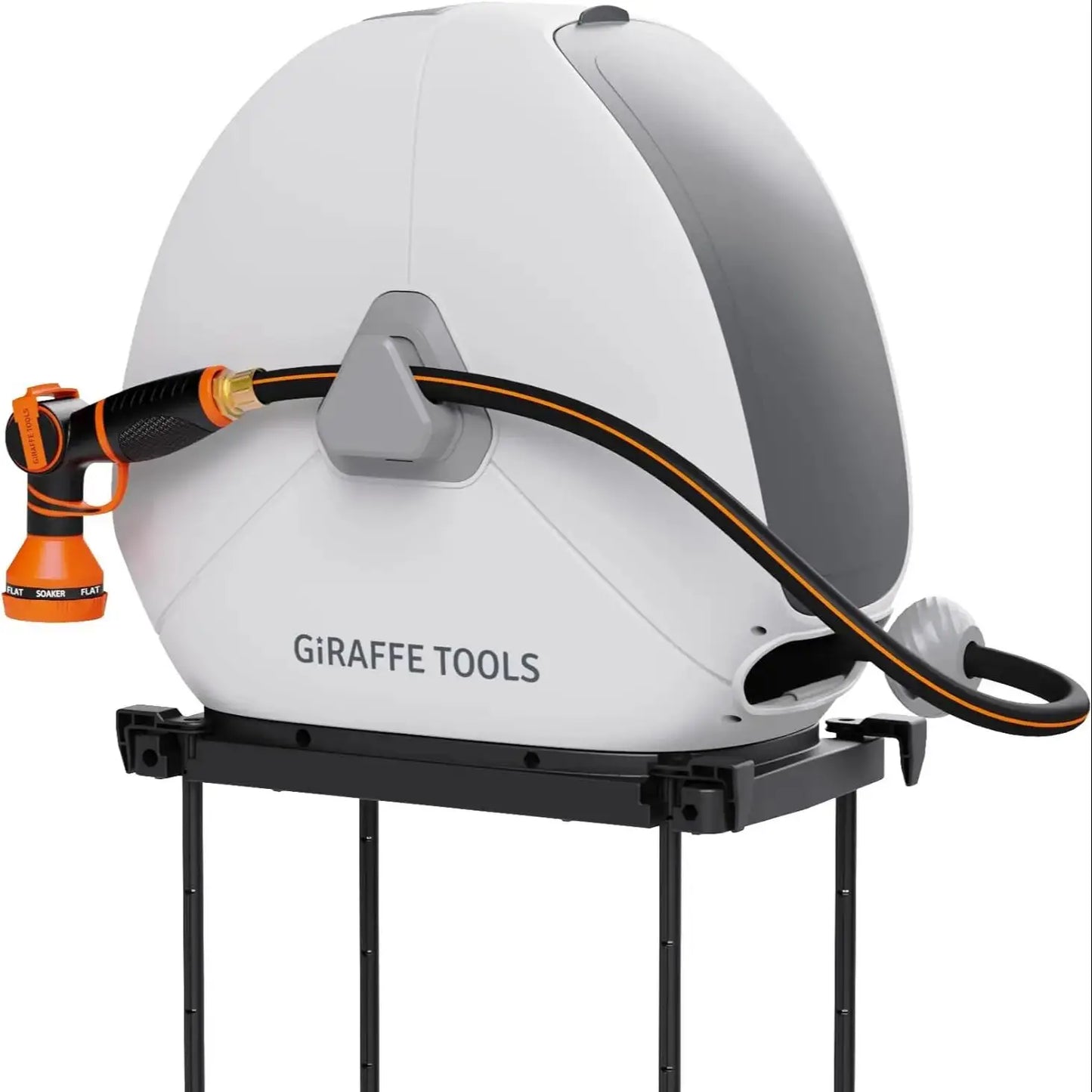 Giraffe Tools Retractable Hose Reel With Automatic Rewind Lock